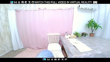 Japanese chubby girl Mika Amimura who likes steamy sex,in VR.